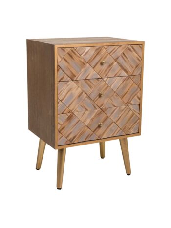 Szafka nocna Wooden I, 35 x 44 x 65 cm